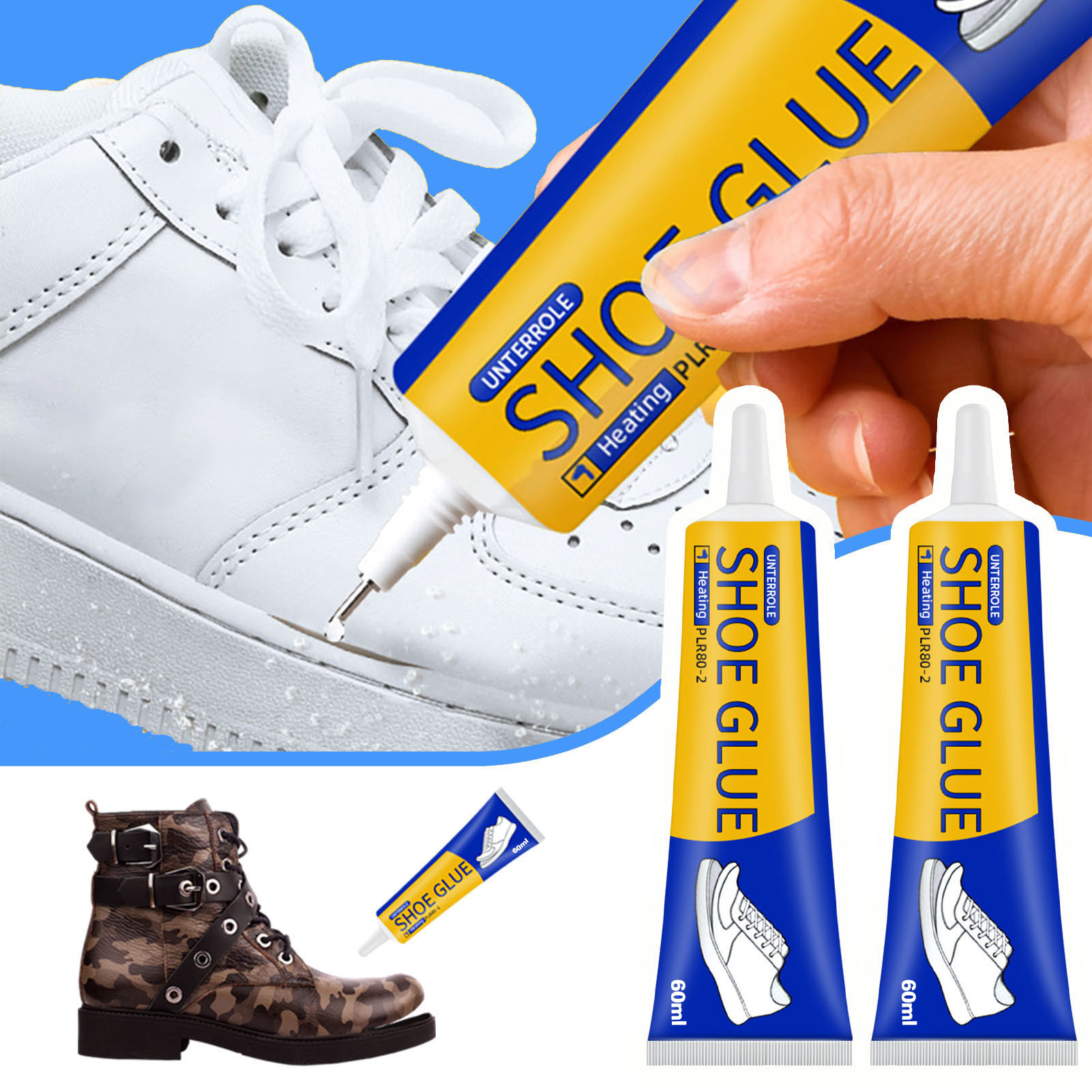Sneaker Care - 1/2/3 pçs 60ml forte sapato adesivo
